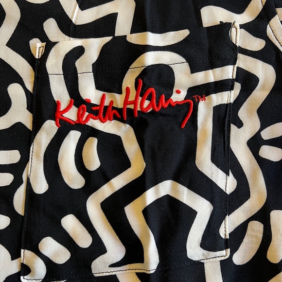KEITH HARING Button Down short sleeve shirts XS,S, M, L, XL,XXL New With Tag NWT - Picture 4 of 8